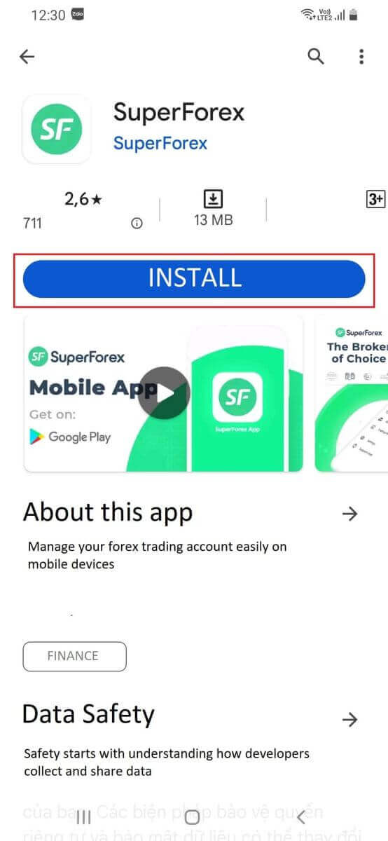 نحوه دانلود و نصب اپلیکیشن SuperForex برای تلفن همراه (اندروید، iOS) نحوه دانلود و نصب اپلیکیشن SuperForex برای تلفن همراه (اندروید، iOS)