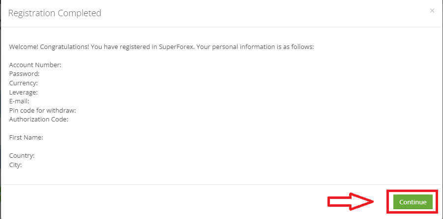 نحوه باز کردن یک حساب آزمایشی در SuperForex نحوه باز کردن یک حساب آزمایشی در SuperForex