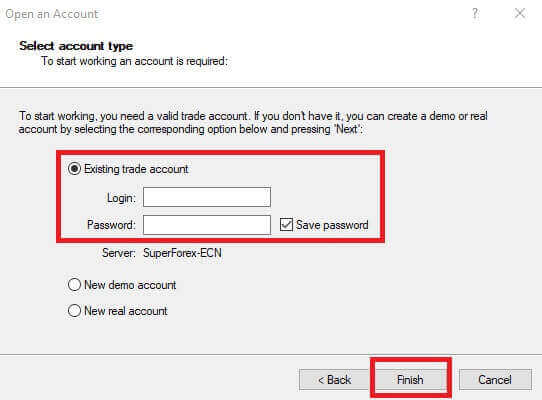 نحوه باز کردن یک حساب آزمایشی در SuperForex نحوه باز کردن یک حساب آزمایشی در SuperForex