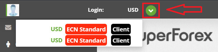 نحوه باز کردن حساب و ورود به SuperForex