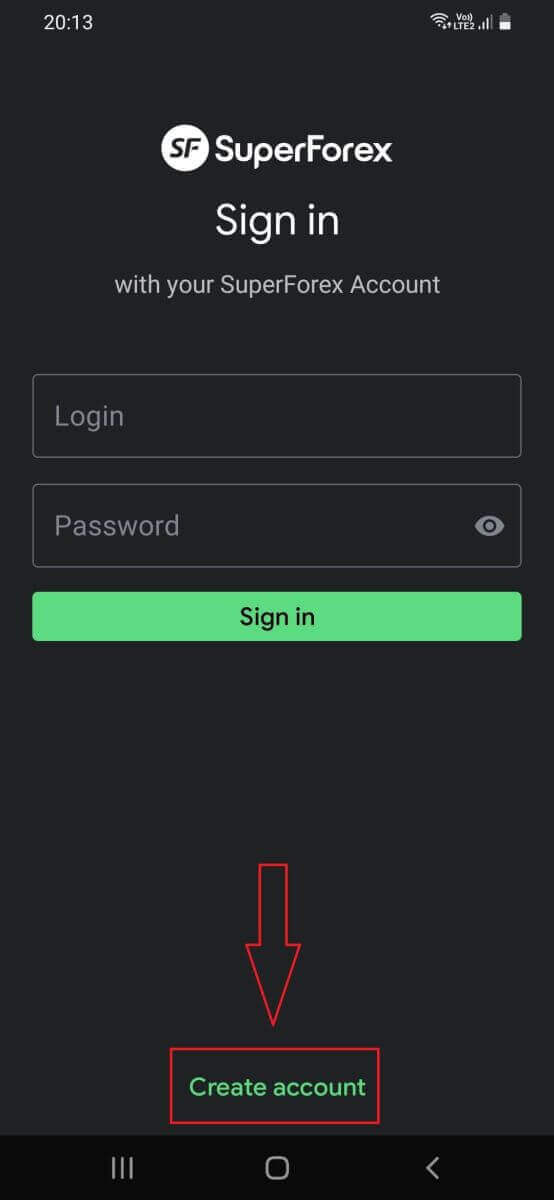 نحوه ثبت نام و انصراف در SuperForex