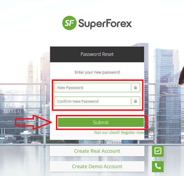 نحوه ورود به SuperForex نحوه ورود به SuperForex
