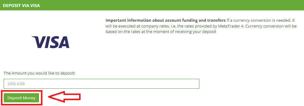 نحوه برداشت و سپرده گذاری در SuperForex